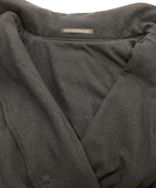 yohji yamamoto+noir（ヨウジヤマモトプリュスノアール）yohji yamamoto+noir (ヨウジヤマモトプリュスノアール) 16AW コットンフーデッドコート ブラック サイズ:2の古着・服飾アイテム