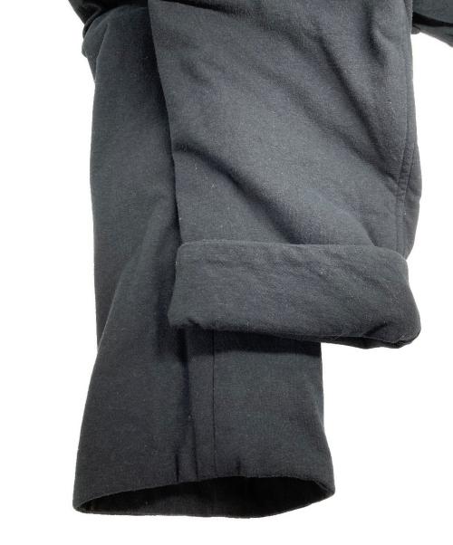 yohji yamamoto+noir（ヨウジヤマモトプリュスノアール）yohji yamamoto+noir (ヨウジヤマモトプリュスノアール) 16AW コットンフーデッドコート ブラック サイズ:2の古着・服飾アイテム