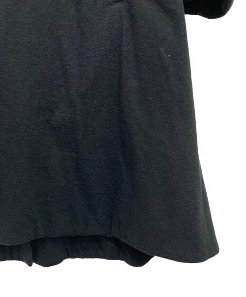 yohji yamamoto+noir（ヨウジヤマモトプリュスノアール）yohji yamamoto+noir (ヨウジヤマモトプリュスノアール) 16AW コットンフーデッドコート ブラック サイズ:2の古着・服飾アイテム