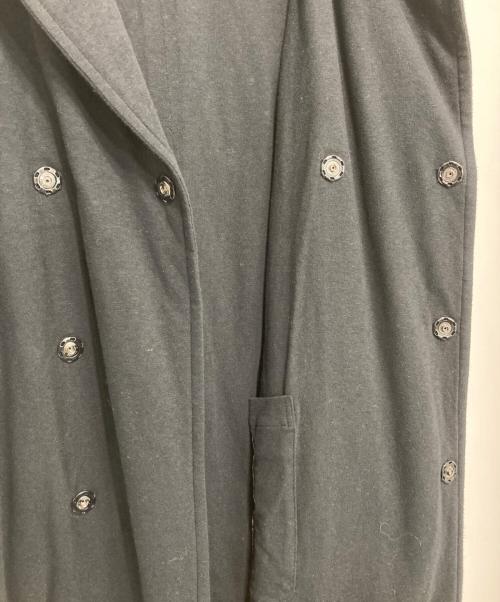 yohji yamamoto+noir（ヨウジヤマモトプリュスノアール）yohji yamamoto+noir (ヨウジヤマモトプリュスノアール) 16AW コットンフーデッドコート ブラック サイズ:2の古着・服飾アイテム