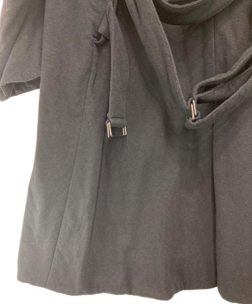 yohji yamamoto+noir（ヨウジヤマモトプリュスノアール）yohji yamamoto+noir (ヨウジヤマモトプリュスノアール) 16AW コットンフーデッドコート ブラック サイズ:2の古着・服飾アイテム