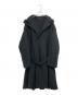 yohji yamamoto+noir（ヨウジヤマモトプリュスノアール）の古着「16AW コットンフーデッドコート」｜ブラック