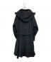 yohji yamamoto+noir (ヨウジヤマモトプリュスノアール) 16AW コットンフーデッドコート ブラック サイズ:2：50000円