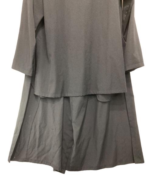 Yohji Yamamoto pour homme（ヨウジヤマモト プールオム）Yohji Yamamoto pour homme (ヨウジヤマモト プールオム) 17SS ウールギャバロングコート ブラック サイズ:3の古着・服飾アイテム