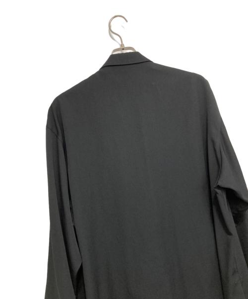 Yohji Yamamoto pour homme（ヨウジヤマモト プールオム）Yohji Yamamoto pour homme (ヨウジヤマモト プールオム) 17SS ウールギャバロングコート ブラック サイズ:3の古着・服飾アイテム
