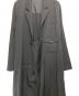 中古・古着 Yohji Yamamoto pour homme (ヨウジヤマモト プールオム) 17SS ウールギャバロングコート ブラック サイズ:3：60000円