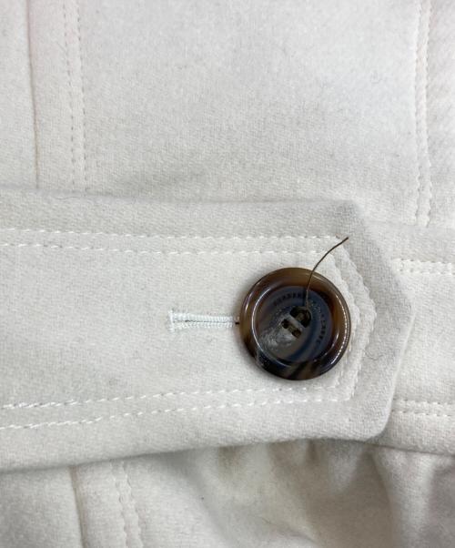 BURBERRY BLUE LABEL（バーバリー ブルー レーベル）BURBERRY BLUE LABEL (バーバリー ブルー レーベル) アンゴラ混コート ホワイト サイズ:38の古着・服飾アイテム