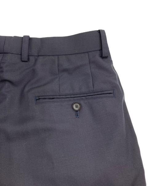 cornier（コルニエ）cornier (コルニエ) モヘヤウール スラックス ネイビー サイズ:Lの古着・服飾アイテム