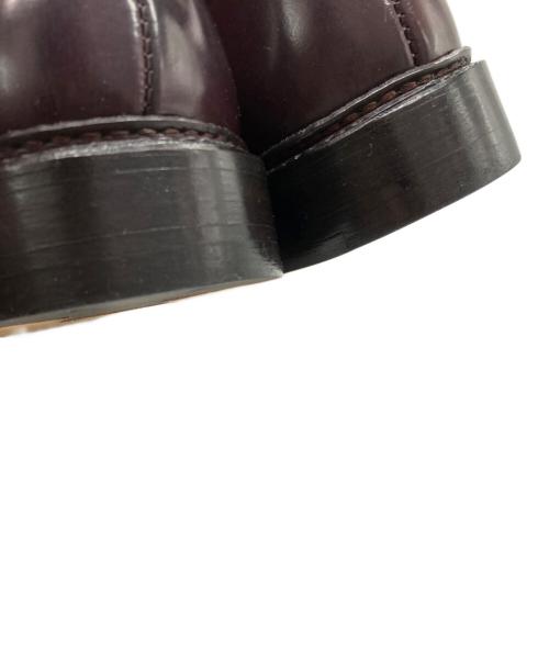 Alden（オールデン）Alden (オールデン) PLANE TOE CORDOVAN プレーントゥ コードバン バーガンディー サイズ:7 1/2の古着・服飾アイテム