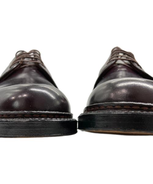 Alden（オールデン）Alden (オールデン) PLANE TOE CORDOVAN プレーントゥ コードバン バーガンディー サイズ:7 1/2の古着・服飾アイテム