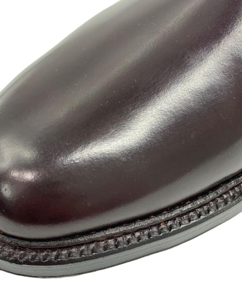Alden（オールデン）Alden (オールデン) PLANE TOE CORDOVAN プレーントゥ コードバン バーガンディー サイズ:7 1/2の古着・服飾アイテム