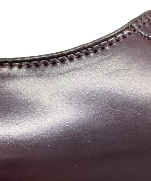 Alden（オールデン）Alden (オールデン) PLANE TOE CORDOVAN プレーントゥ コードバン バーガンディー サイズ:7 1/2の古着・服飾アイテム