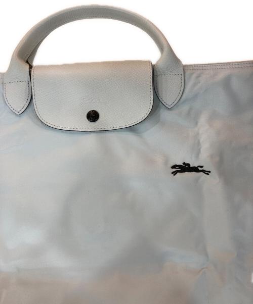 LONGCHAMP（ロンシャン）LONGCHAMP (ロンシャン) プリアージュ クラブトートバッグ スカイブルーの古着・服飾アイテム
