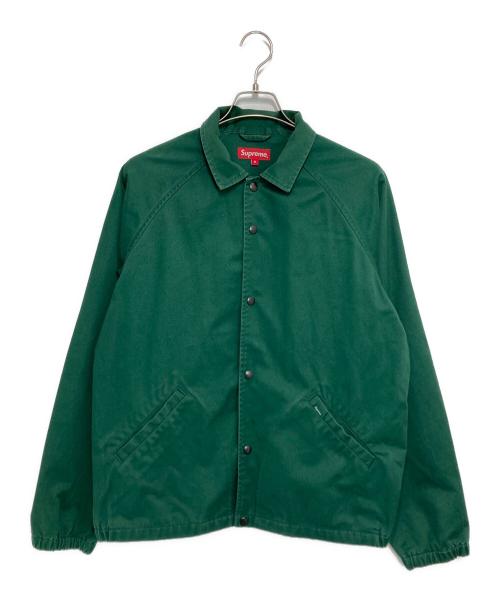 SUPREME（シュプリーム）SUPREME (シュプリーム) ANTIHERO (アンタイヒーロー) Snap Front Twill Jacket グリーン サイズ:Mの古着・服飾アイテム
