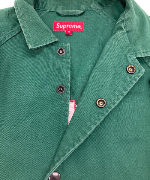SUPREME（シュプリーム）SUPREME (シュプリーム) ANTIHERO (アンタイヒーロー) Snap Front Twill Jacket グリーン サイズ:Mの古着・服飾アイテム