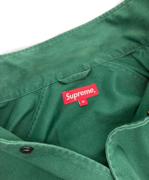 SUPREME（シュプリーム）SUPREME (シュプリーム) ANTIHERO (アンタイヒーロー) Snap Front Twill Jacket グリーン サイズ:Mの古着・服飾アイテム
