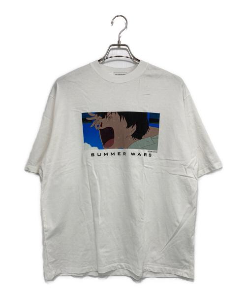 URBAN RESEARCH DOORS（アーバンリサーチドアーズ）URBAN RESEARCH DOORS (アーバンリサーチドアーズ) サマーウォーズ プリントTシャツ ホワイト サイズ:Lの古着・服飾アイテム