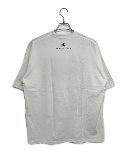 URBAN RESEARCH DOORS（アーバンリサーチドアーズ）URBAN RESEARCH DOORS (アーバンリサーチドアーズ) サマーウォーズ プリントTシャツ ホワイト サイズ:Lの古着・服飾アイテム