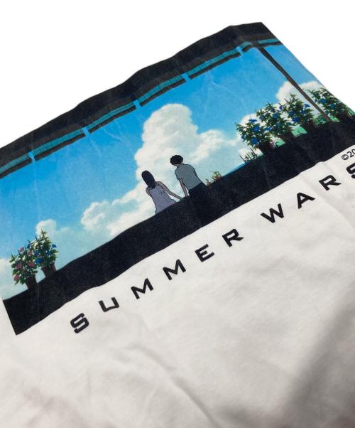 URBAN RESEARCH DOORS（アーバンリサーチドアーズ）URBAN RESEARCH DOORS (アーバンリサーチドアーズ) サマーウォーズ プリントTシャツ ホワイト サイズ:Lの古着・服飾アイテム