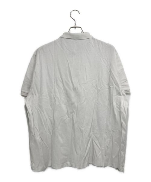 POLO RALPH LAUREN（ポロ・ラルフローレン）POLO RALPH LAUREN (ポロ・ラルフローレン) アイコニックカスタムスリムフィットメッシュポロシャツ ホワイト サイズ:XXLの古着・服飾アイテム