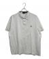 POLO RALPH LAUREN（ポロ・ラルフローレン）の古着「アイコニックカスタムスリムフィットメッシュポロシャツ」｜ホワイト