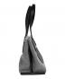 LONGCHAMP (ロンシャン) ROSEAU ESSENTIAL ハンドバッグ グレー×ブラック：9000円