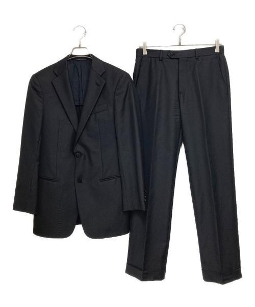 ARMANI COLLEZIONI（アルマーニ コレツィオーニ）ARMANI COLLEZIONI (アルマーニ コレツィオーニ) 2Ｂセットアップスーツ ブラック サイズ:SIZE 44の古着・服飾アイテム