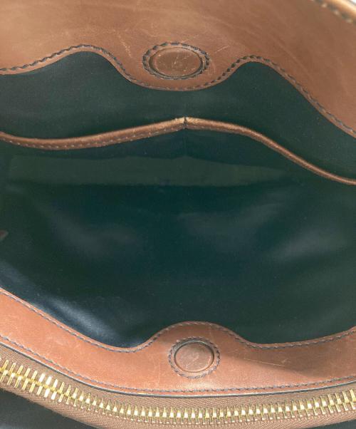TOD'S（トッズ）TOD'S (トッズ) ハンドバッグ ネイビー×ブラウンの古着・服飾アイテム
