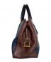 TOD'S (トッズ) ハンドバッグ ネイビー×ブラウン：10000円