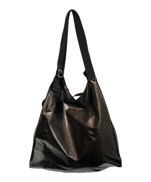 jack gomme（ジャックゴム）jack gomme (ジャックゴム) LIGHT ORIGINAL LESAC ショッピングバッグ メタリックブラウンの古着・服飾アイテム
