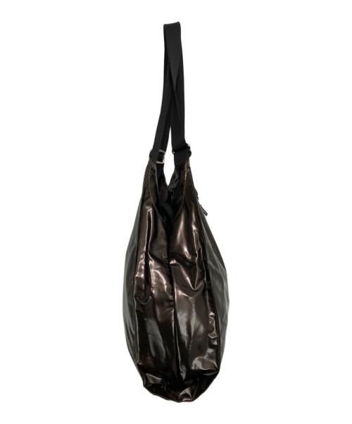 jack gomme（ジャックゴム）jack gomme (ジャックゴム) LIGHT ORIGINAL LESAC ショッピングバッグ メタリックブラウンの古着・服飾アイテム