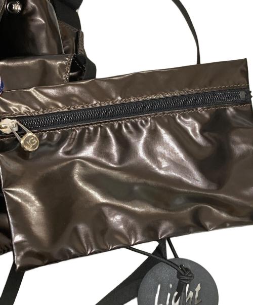 jack gomme（ジャックゴム）jack gomme (ジャックゴム) LIGHT ORIGINAL LESAC ショッピングバッグ メタリックブラウンの古着・服飾アイテム