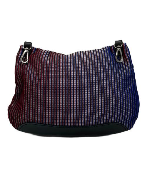 jack gomme（ジャックゴム）jack gomme (ジャックゴム) ATELIER NEON NINA ショルダーバッグ レッド×ブルー×ブラックの古着・服飾アイテム