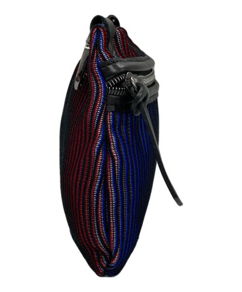 jack gomme（ジャックゴム）jack gomme (ジャックゴム) ATELIER NEON NINA ショルダーバッグ レッド×ブルー×ブラックの古着・服飾アイテム