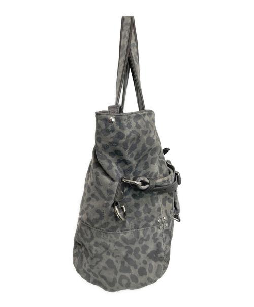 jerome dreyfuss（ジェロームドレイフェス）jerome dreyfuss (ジェロームドレイフェス) Sac Billy S レオパード 2WAY トートバッグ グレーの古着・服飾アイテム
