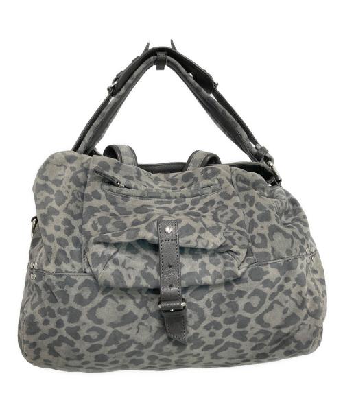 jerome dreyfuss（ジェロームドレイフェス）jerome dreyfuss (ジェロームドレイフェス) Sac Billy S レオパード 2WAY トートバッグ グレーの古着・服飾アイテム