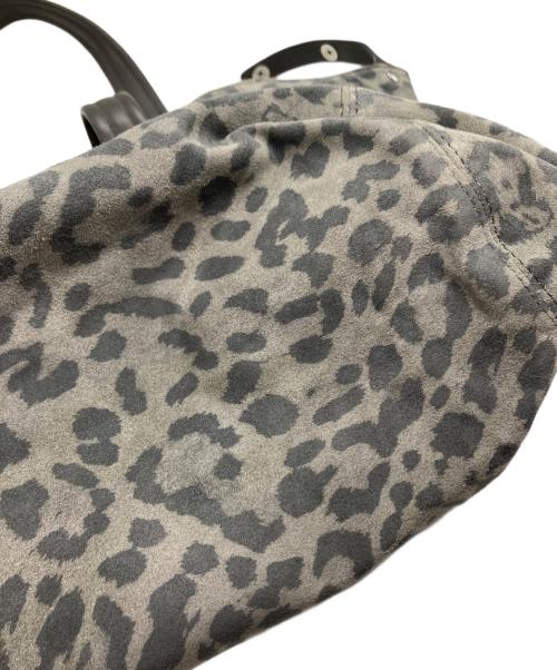 jerome dreyfuss（ジェロームドレイフェス）jerome dreyfuss (ジェロームドレイフェス) Sac Billy S レオパード 2WAY トートバッグ グレーの古着・服飾アイテム