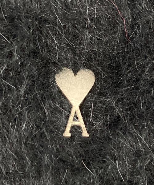 AMI Alexandre Mattiussi（アミアレクサンドルマテュッシ）AMI Alexandre Mattiussi (アミアレクサンドルマテュッシ) アンゴラ混 ファーバケットハット ブラック サイズ:1の古着・服飾アイテム
