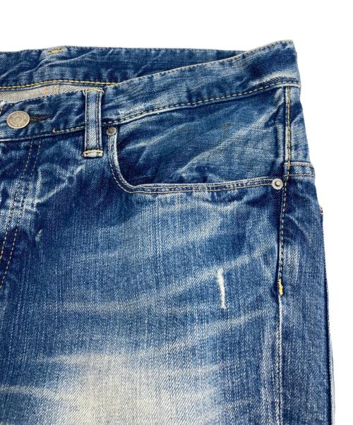 Hysteric Glamour（ヒステリックグラマー）Hysteric Glamour (ヒステリックグラマー) ダメージスタッズデニムパンツ インディゴ サイズ:32の古着・服飾アイテム