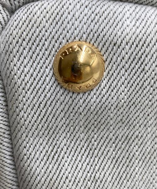 PRADA（プラダ）PRADA (プラダ) カナパ デニム2WAYバッグ グレーの古着・服飾アイテム
