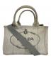 PRADA（プラダ）の古着「カナパ デニム2WAYバッグ」｜グレー