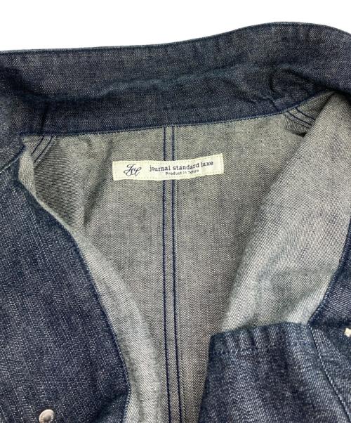 journal standard luxe（ジャーナルスタンダード ラックス）journal standard luxe (ジャーナルスタンダード ラックス) 11OZワークデニム ブルゾン インディゴ サイズ:-の古着・服飾アイテム