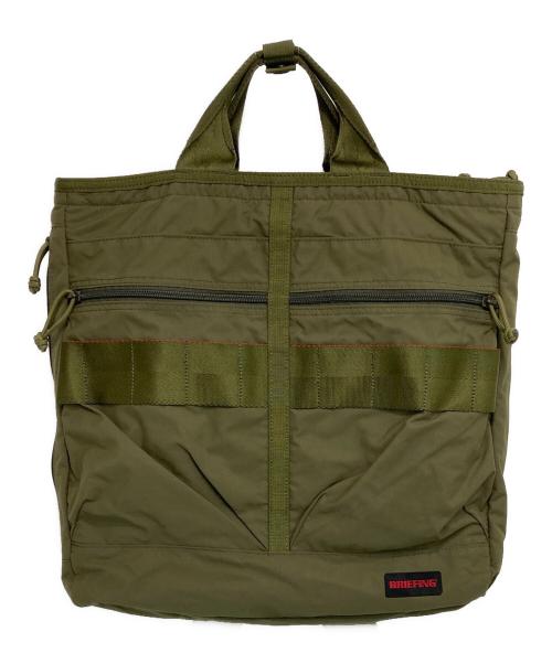 BRIEFING（ブリーフィング）BRIEFING (ブリーフィング) STEALTH MW ヘルメットバッグ カーキの古着・服飾アイテム