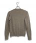 MAISON KITSUNE (メゾンキツネ) チラックスフォックス パッチ アジャステッド クルーネック カーディガン ブラウン サイズ:S：18000円