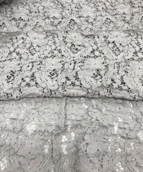 IENA（イエナ）IENA (イエナ) Flowerストレッチレースプルオーバー グレー サイズ:-の古着・服飾アイテム