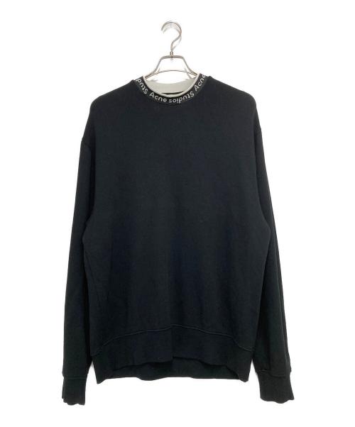 Acne studios（アクネ ストゥディオズ）Acne studios (アクネ ストゥディオズ) モックネックスウェット ブラック サイズ:Sの古着・服飾アイテム