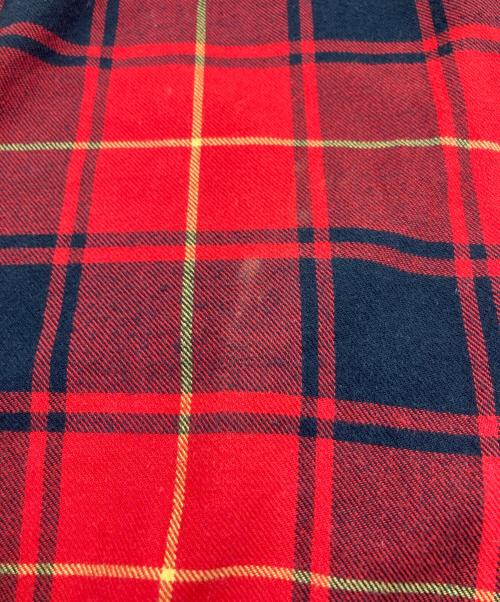 COMME des GARCONS HOMME（コムデギャルソン オム）COMME des GARCONS HOMME (コムデギャルソン オム) 切替チェックシャツ レッド×ブラック サイズ:Sの古着・服飾アイテム