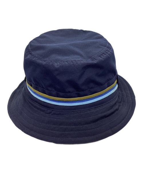 ACNE STUDIOS Bla konst（アクネステュディオスブロコンスト）Acne Studios Bla Konst (アクネステュディオスブロコンスト) ボアハット ネイビー×ベージュ サイズ:57cmの古着・服飾アイテム