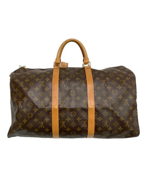 LOUIS VUITTON（ルイ ヴィトン）LOUIS VUITTON (ルイ ヴィトン) キーポル50 モノグラム トラベルバッグ ブラウンの古着・服飾アイテム