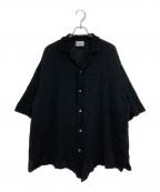 Yonetomiヨネトミ）の古着「GIMA SLUB KNIT S/T」｜ブラック